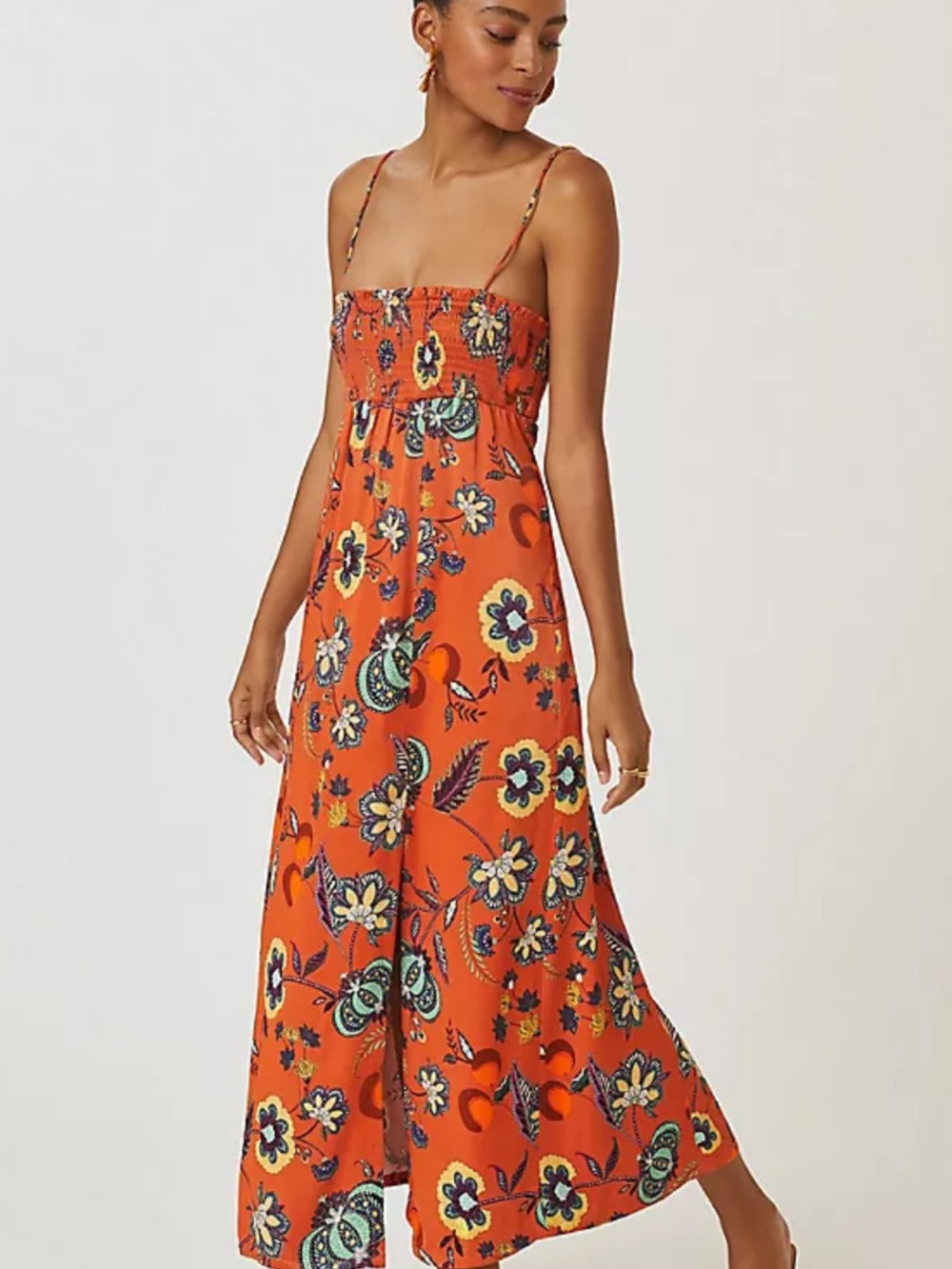 Maeve floral cross back maxi dress SP